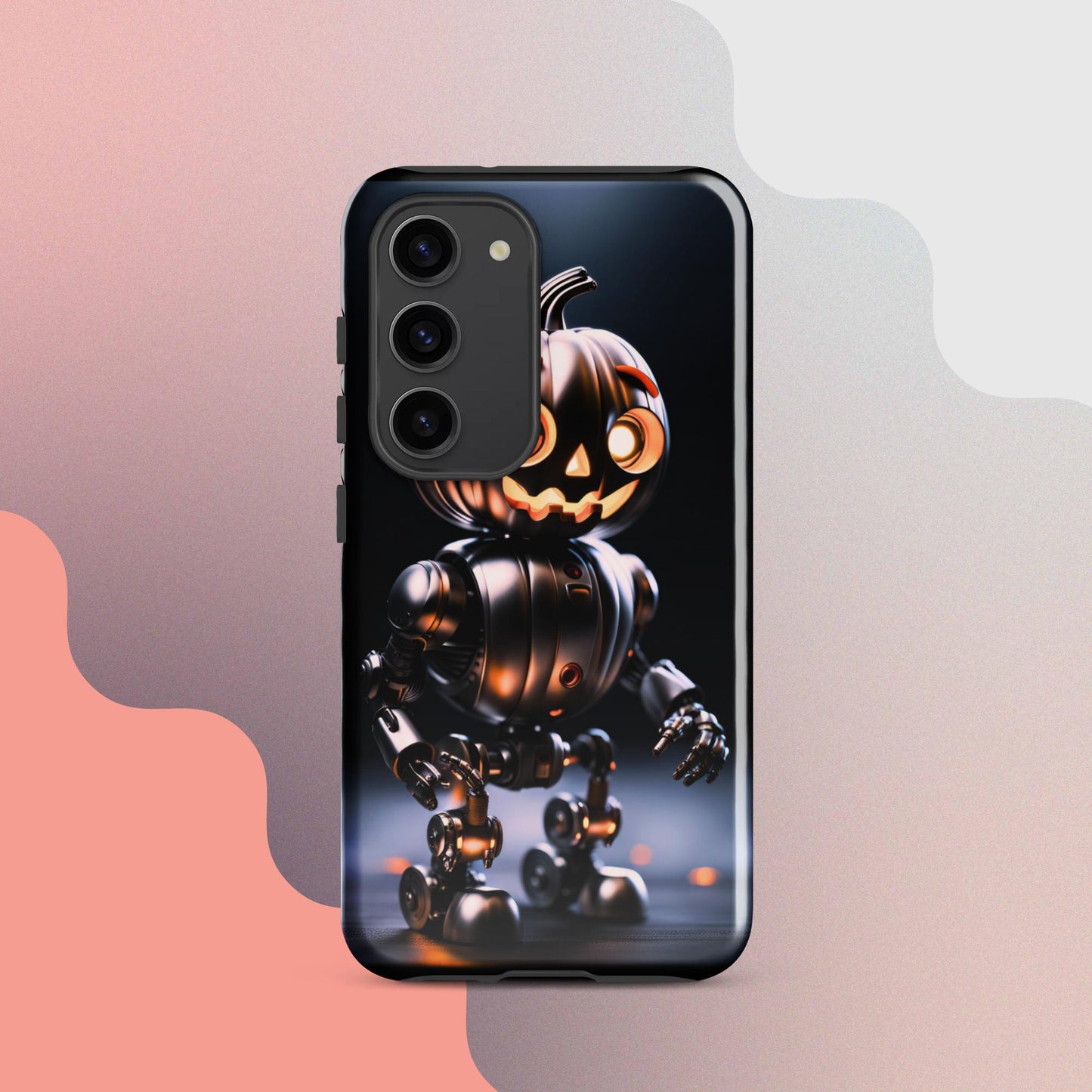 Tough case for Samsung®, halloween pumpkin, halloween samsung case, samsung halloween case