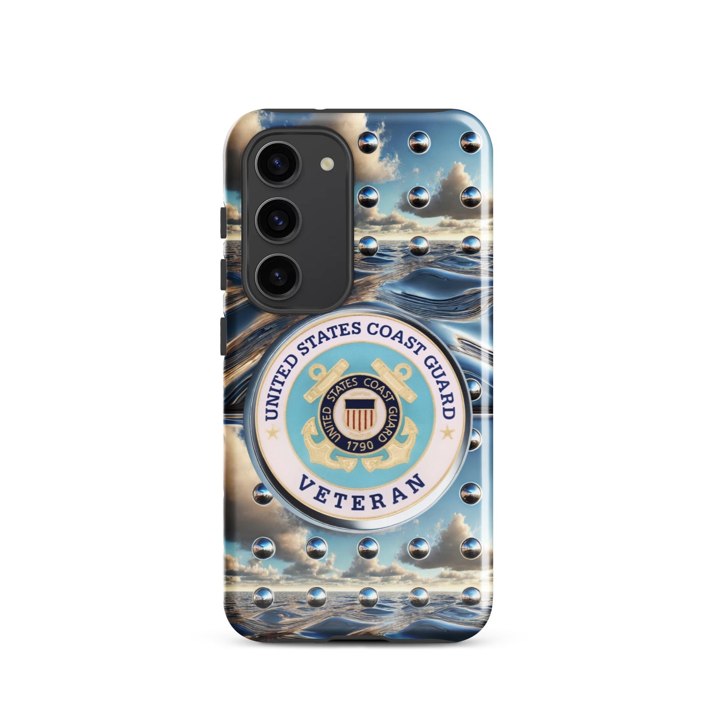 United States Coast Guard Veteran Samsung phone case, anutcase, iphone15, Tough case for Samsung®