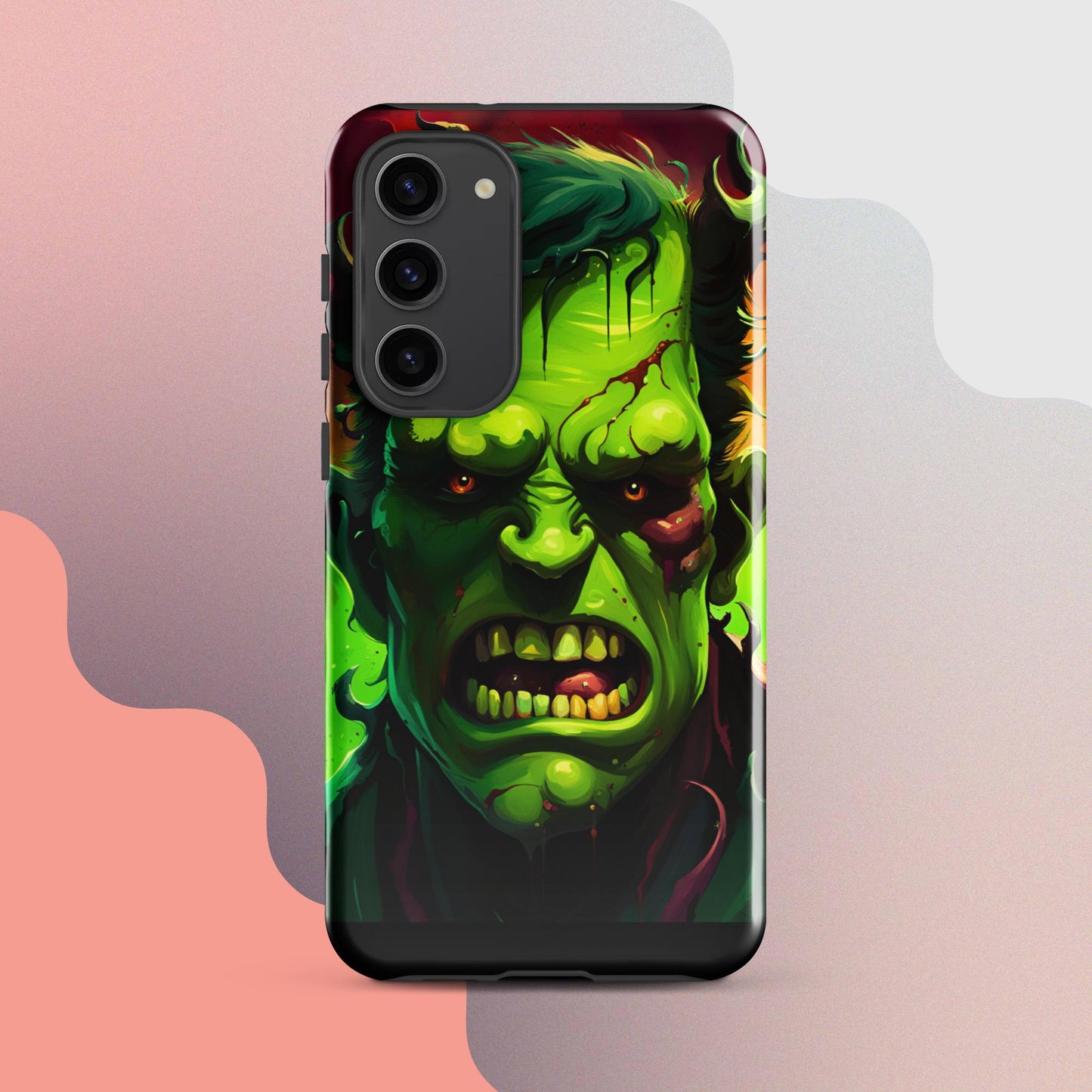 Tough case for Samsung®, Samsung halloween phone case, halloween phone case samsung, Frankenstein  phone case, phone case scary, monster phone case