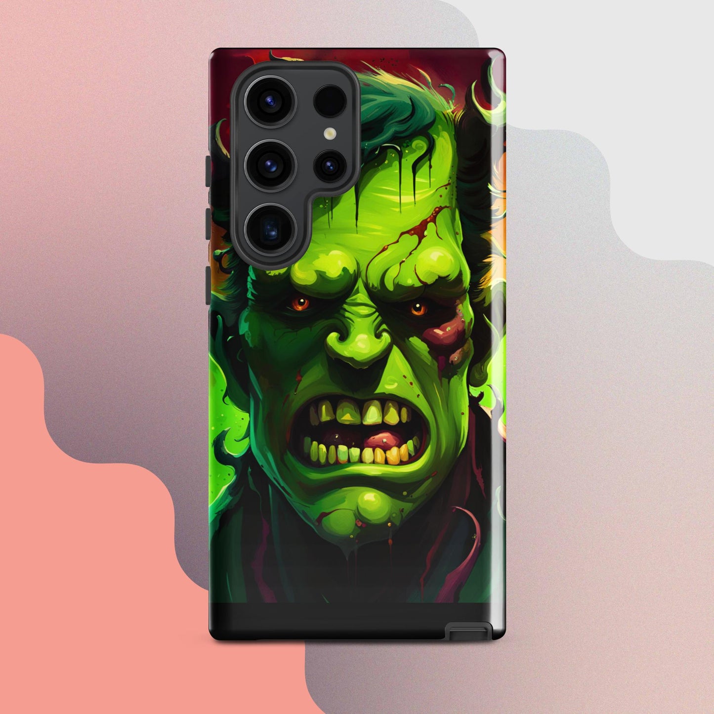 Tough case for Samsung®, Samsung halloween phone case, halloween phone case samsung, Frankenstein  phone case, phone case scary, monster phone case