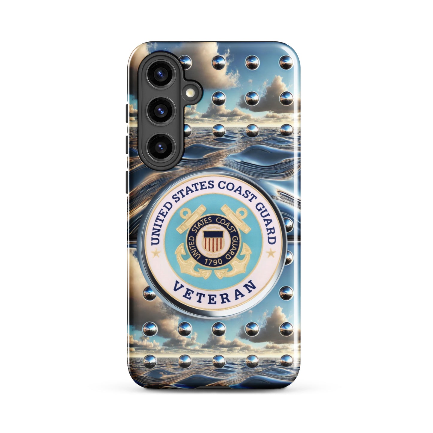 United States Coast Guard Veteran Samsung phone case, anutcase, iphone15, Tough case for Samsung®