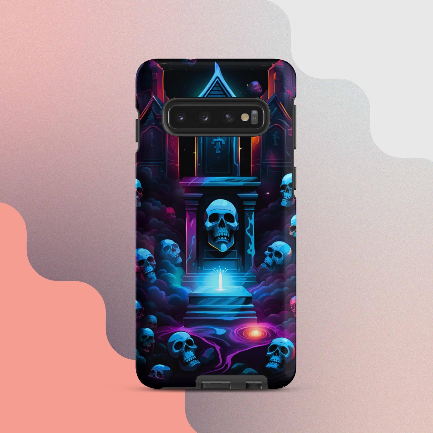 Scary graveyard halloween case, halloween phone case, Phone case for halloween, Samsung phone case, samsung 23 case