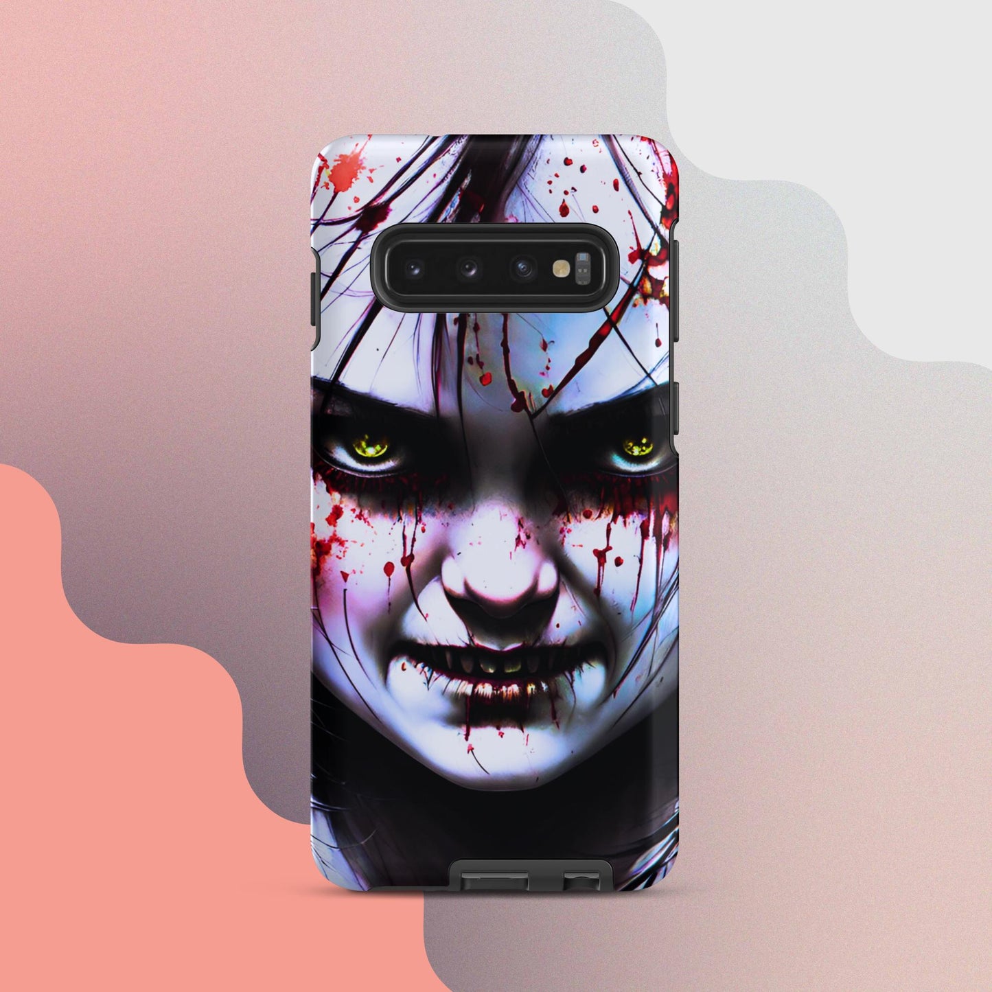 Scary girl cell phone cover, Halloween cell phone case, Halloween case,  samsung case for halloween, halloween decorTough case for Samsung®