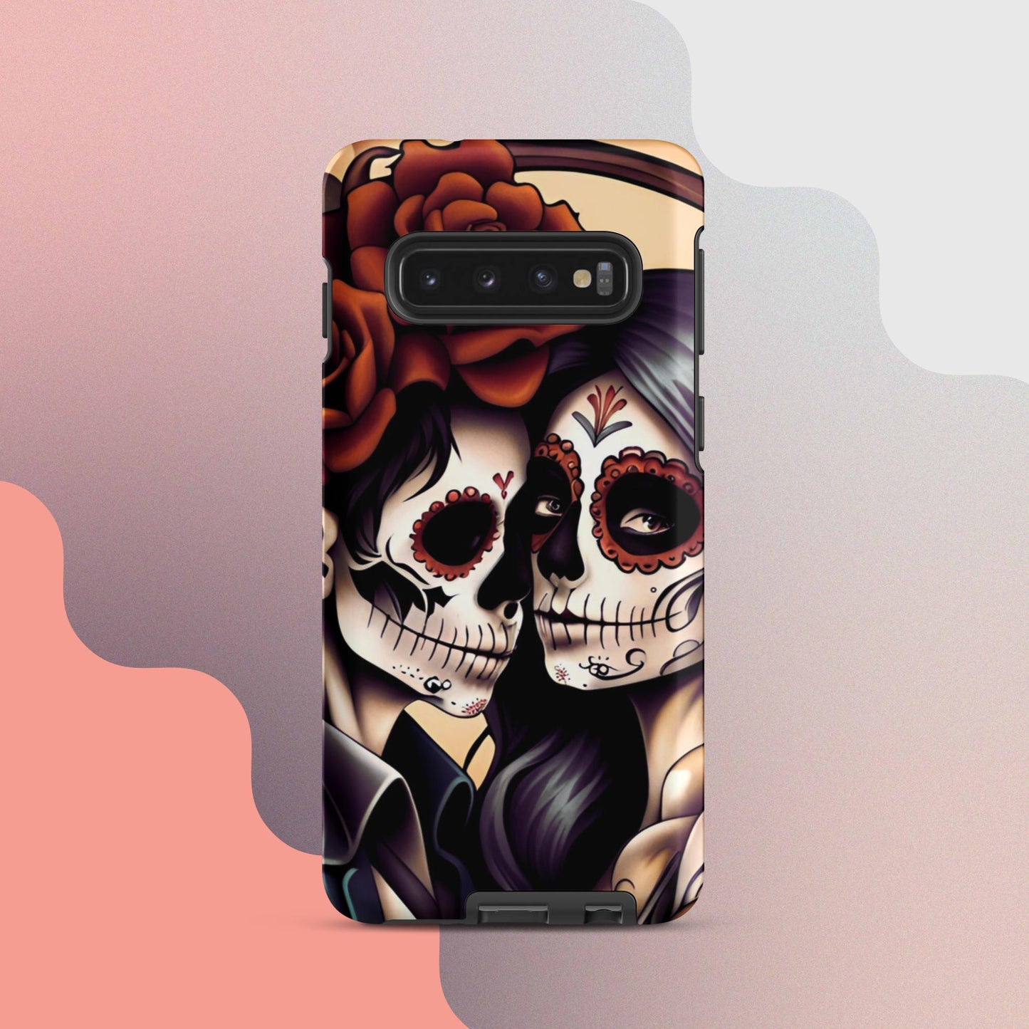 Day of the dead cell phone cover, Halloween cell phone cover,  Samsung halloween case, Skeleton phone case,  Tough case for Samsung®