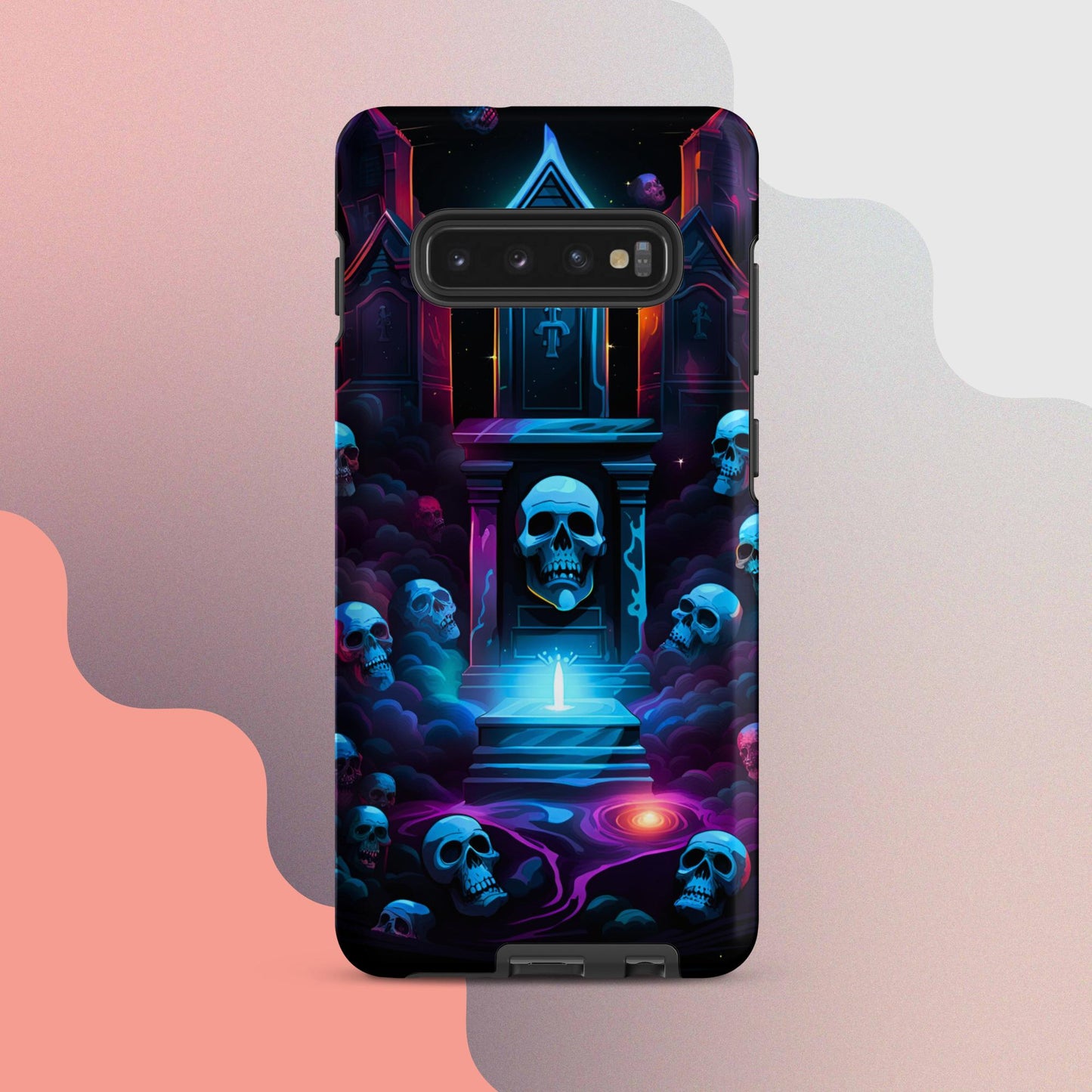 Scary graveyard halloween case, halloween phone case, Phone case for halloween, Samsung phone case, samsung 23 case