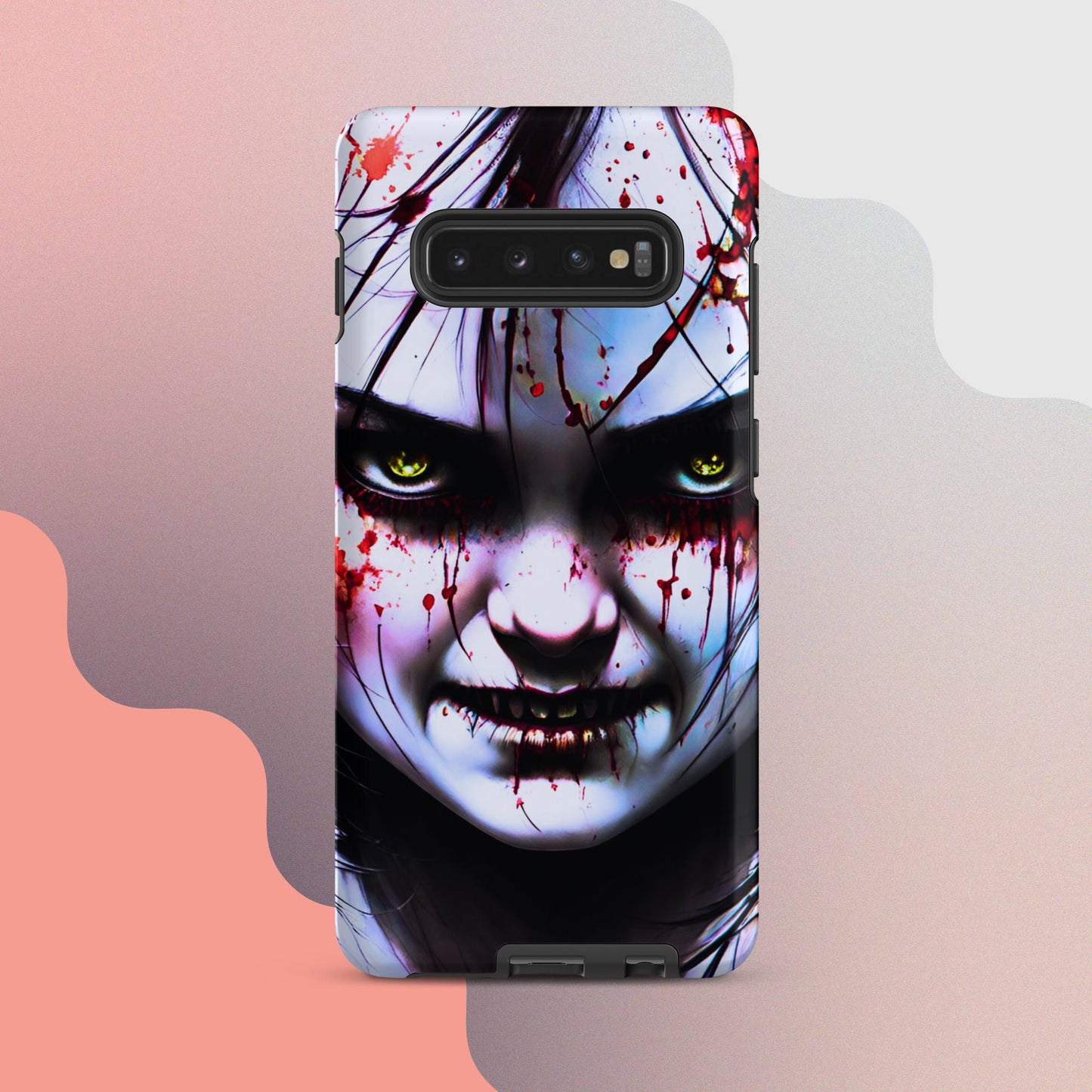 Scary girl cell phone cover, Halloween cell phone case, Halloween case,  samsung case for halloween, halloween decorTough case for Samsung®