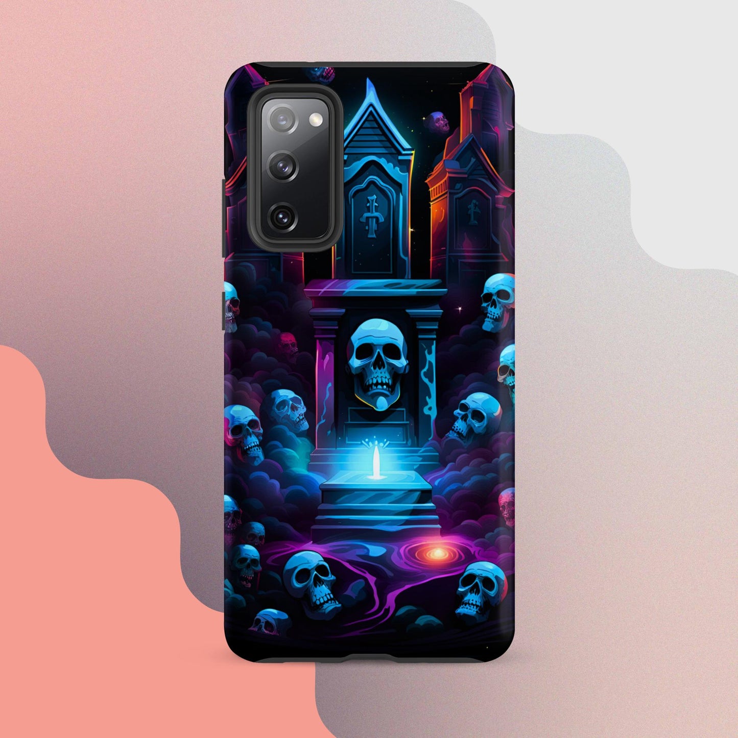 Scary graveyard halloween case, halloween phone case, Phone case for halloween, Samsung phone case, samsung 23 case