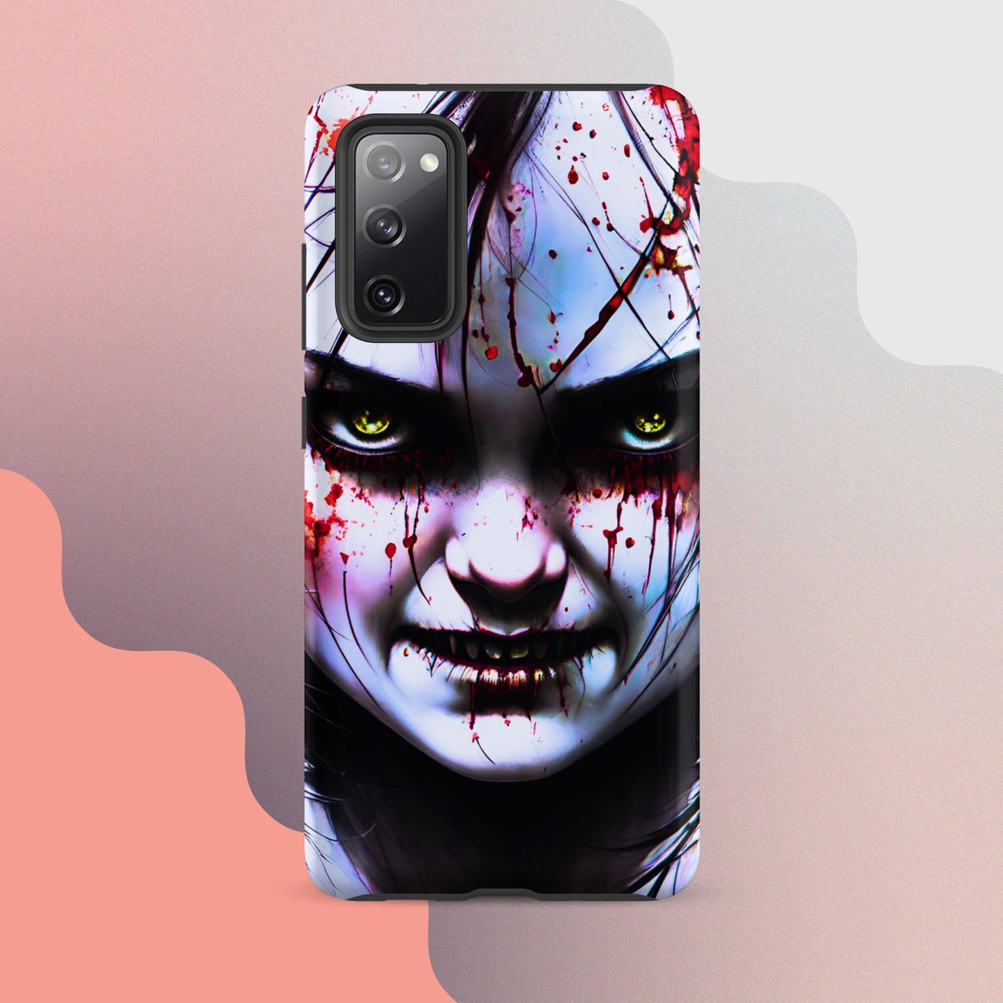 Scary girl cell phone cover, Halloween cell phone case, Halloween case,  samsung case for halloween, halloween decorTough case for Samsung®