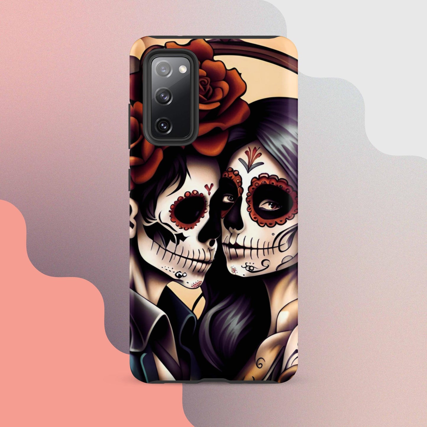 Day of the dead cell phone cover, Halloween cell phone cover,  Samsung halloween case, Skeleton phone case,  Tough case for Samsung®