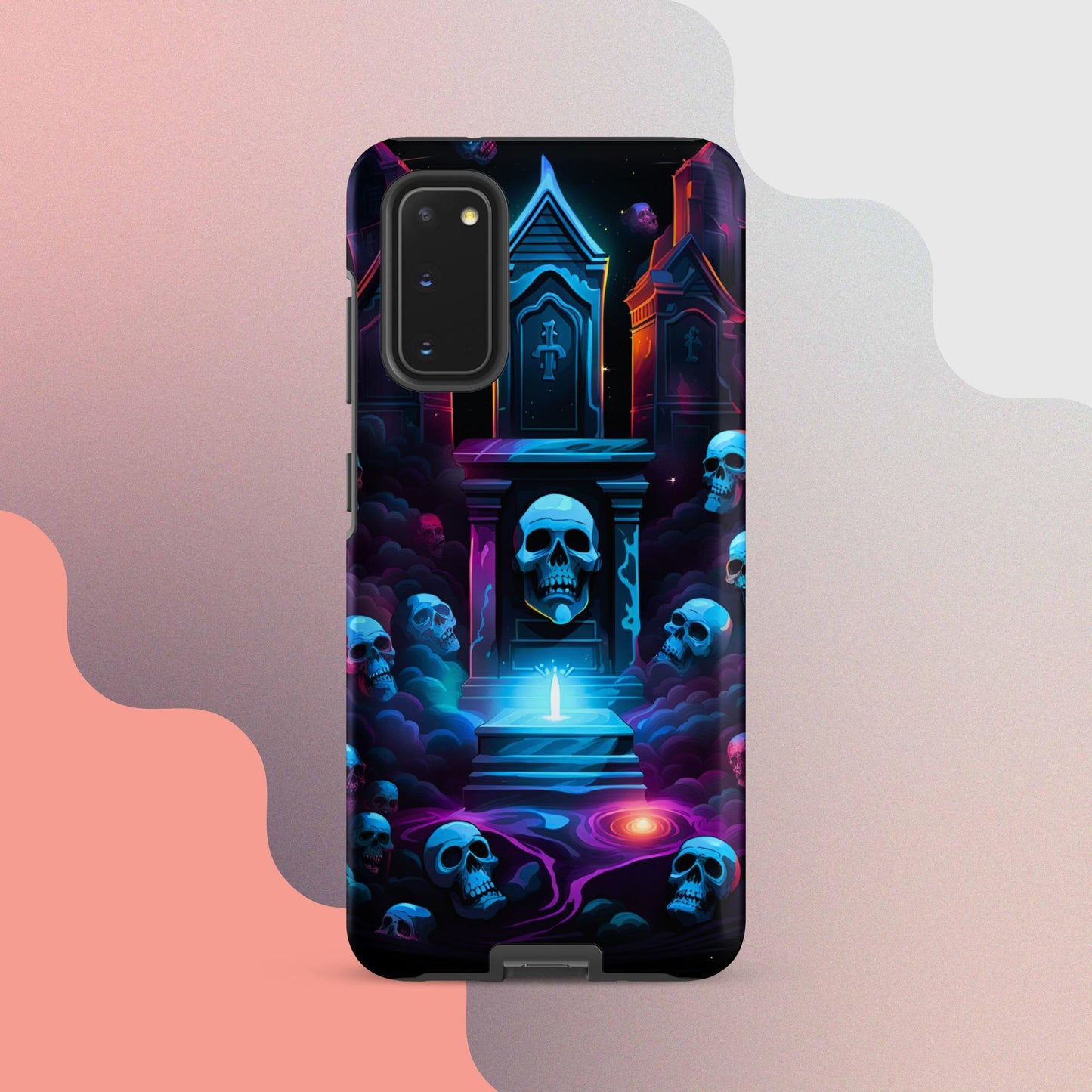 Scary graveyard halloween case, halloween phone case, Phone case for halloween, Samsung phone case, samsung 23 case