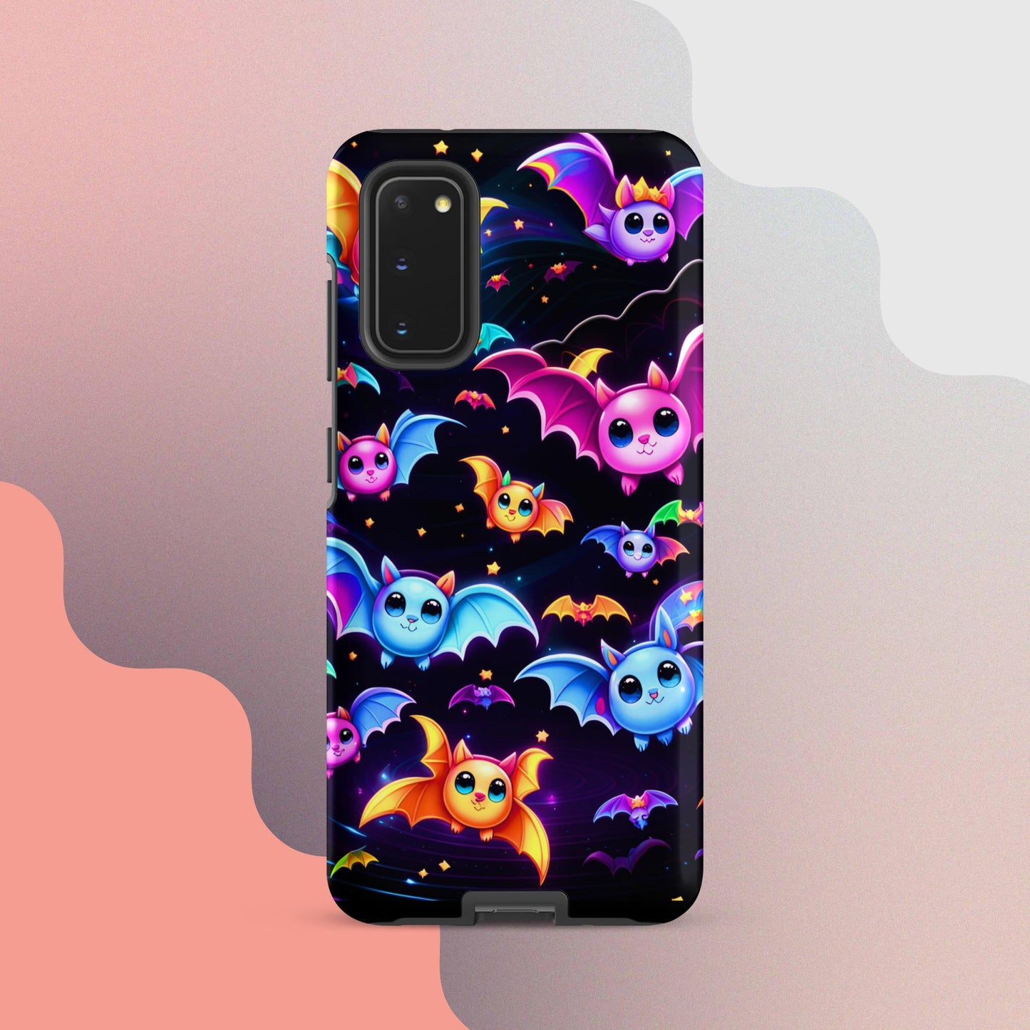 Tough case for Samsung®, Cute bat phone case, cute halloween phone case, samsung phone case, Samsung 23 phone case, halloween phone case