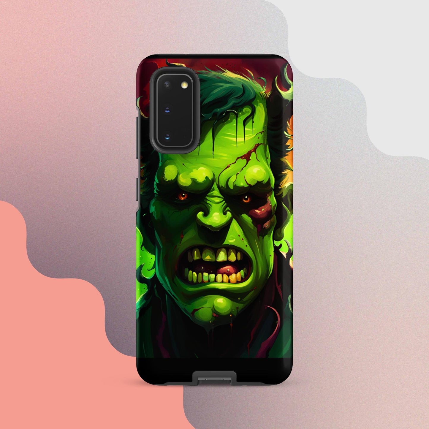 Tough case for Samsung®, Samsung halloween phone case, halloween phone case samsung, Frankenstein  phone case, phone case scary, monster phone case