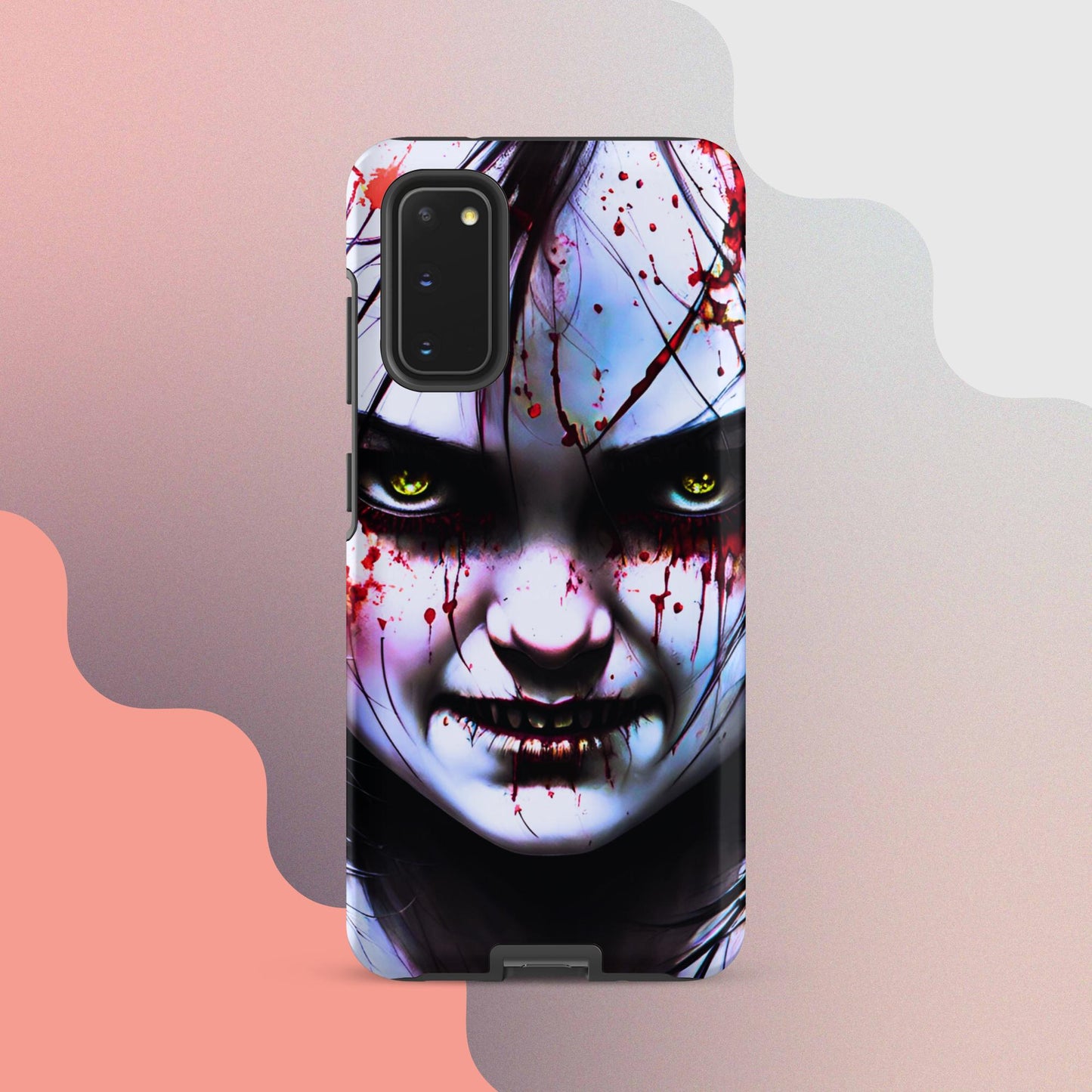 Scary girl cell phone cover, Halloween cell phone case, Halloween case,  samsung case for halloween, halloween decorTough case for Samsung®