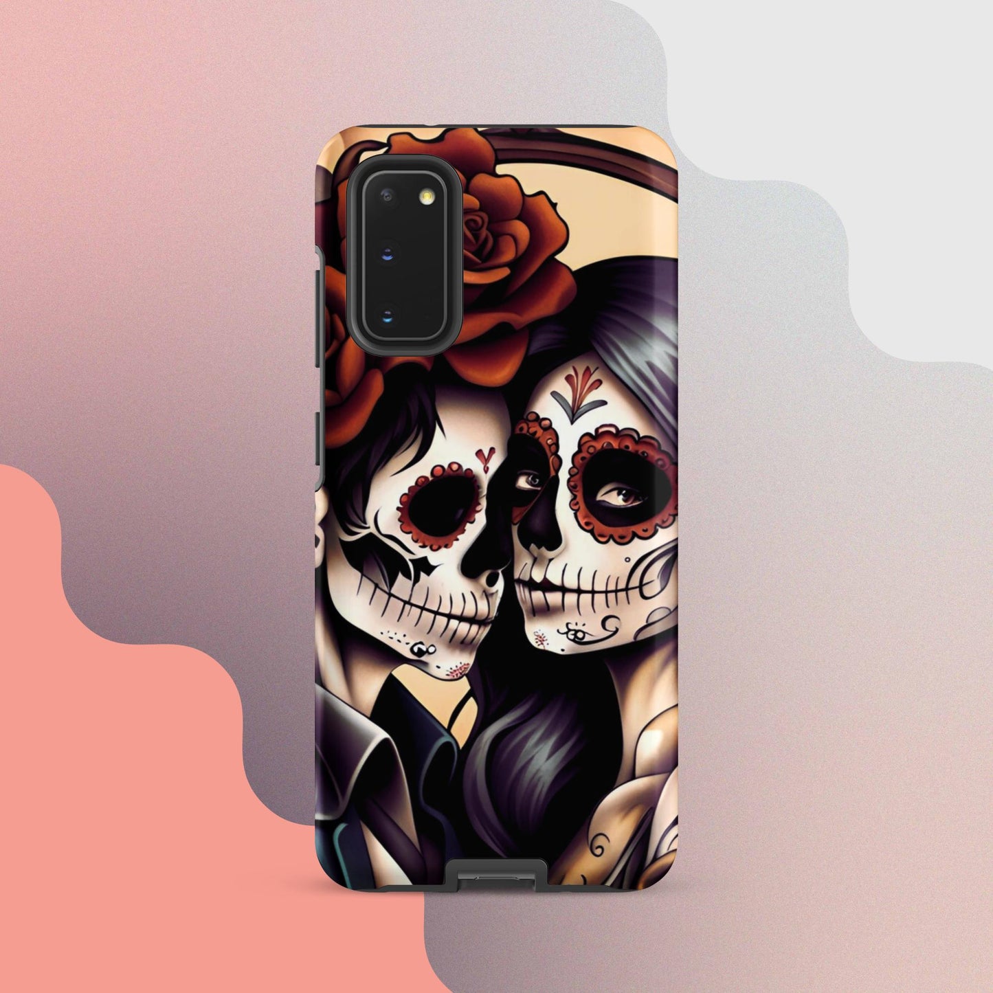 Day of the dead cell phone cover, Halloween cell phone cover,  Samsung halloween case, Skeleton phone case,  Tough case for Samsung®