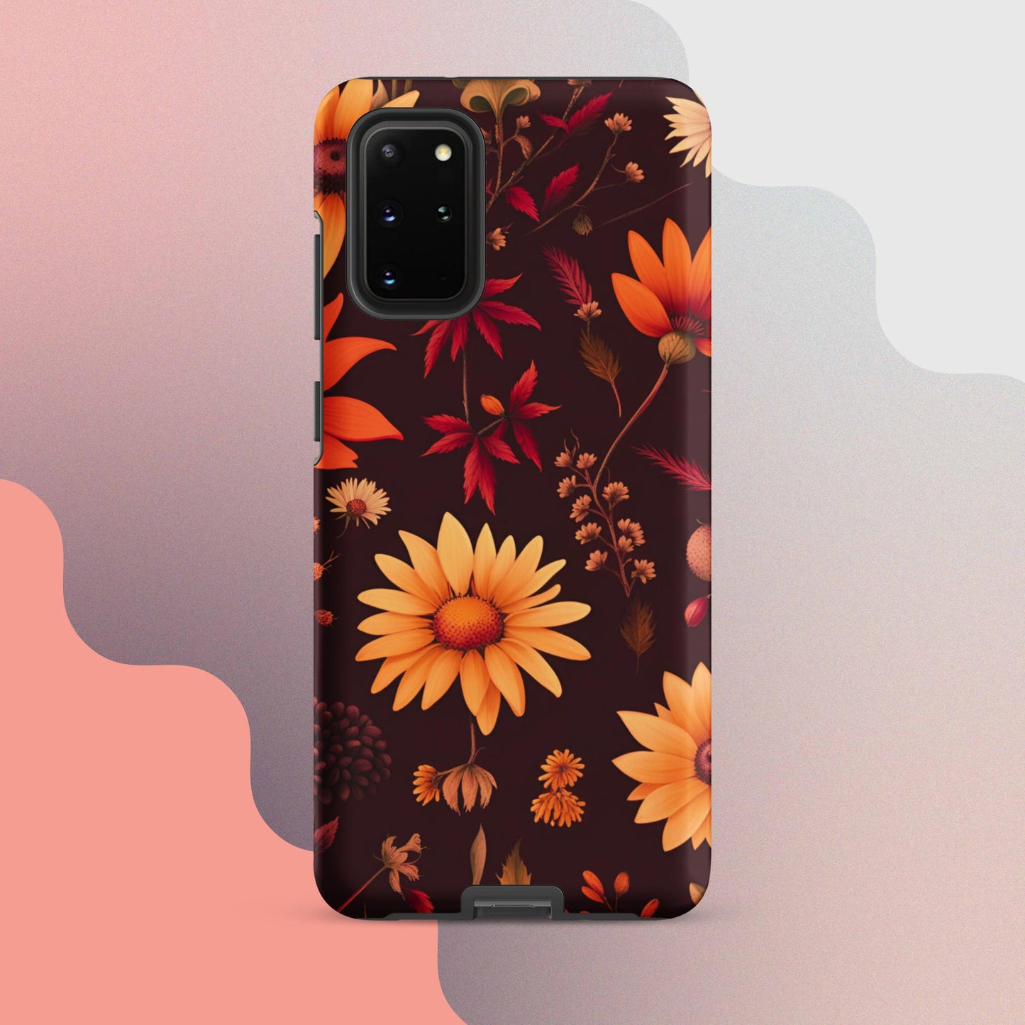 Wildflowers case for her, Tough case for Samsung®, Girls phone case, Fall flower case