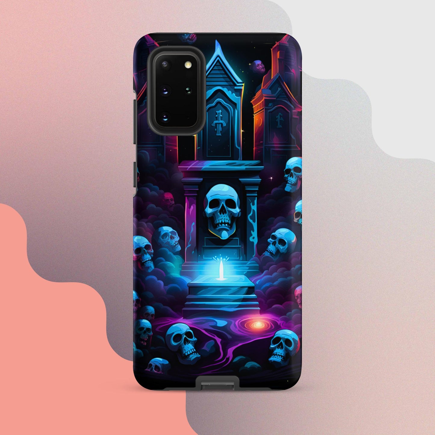 Scary graveyard halloween case, halloween phone case, Phone case for halloween, Samsung phone case, samsung 23 case