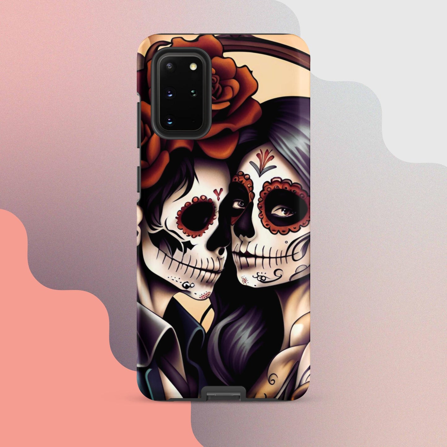 Day of the dead cell phone cover, Halloween cell phone cover,  Samsung halloween case, Skeleton phone case,  Tough case for Samsung®