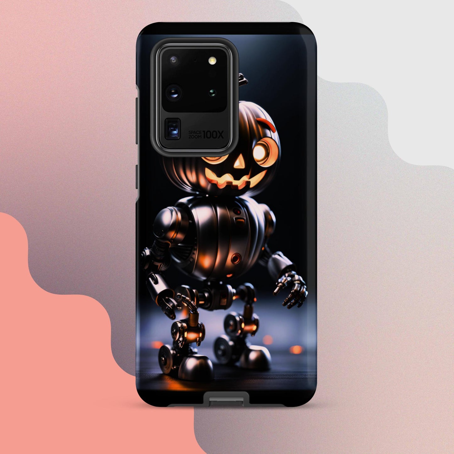 Tough case for Samsung®, halloween pumpkin, halloween samsung case, samsung halloween case