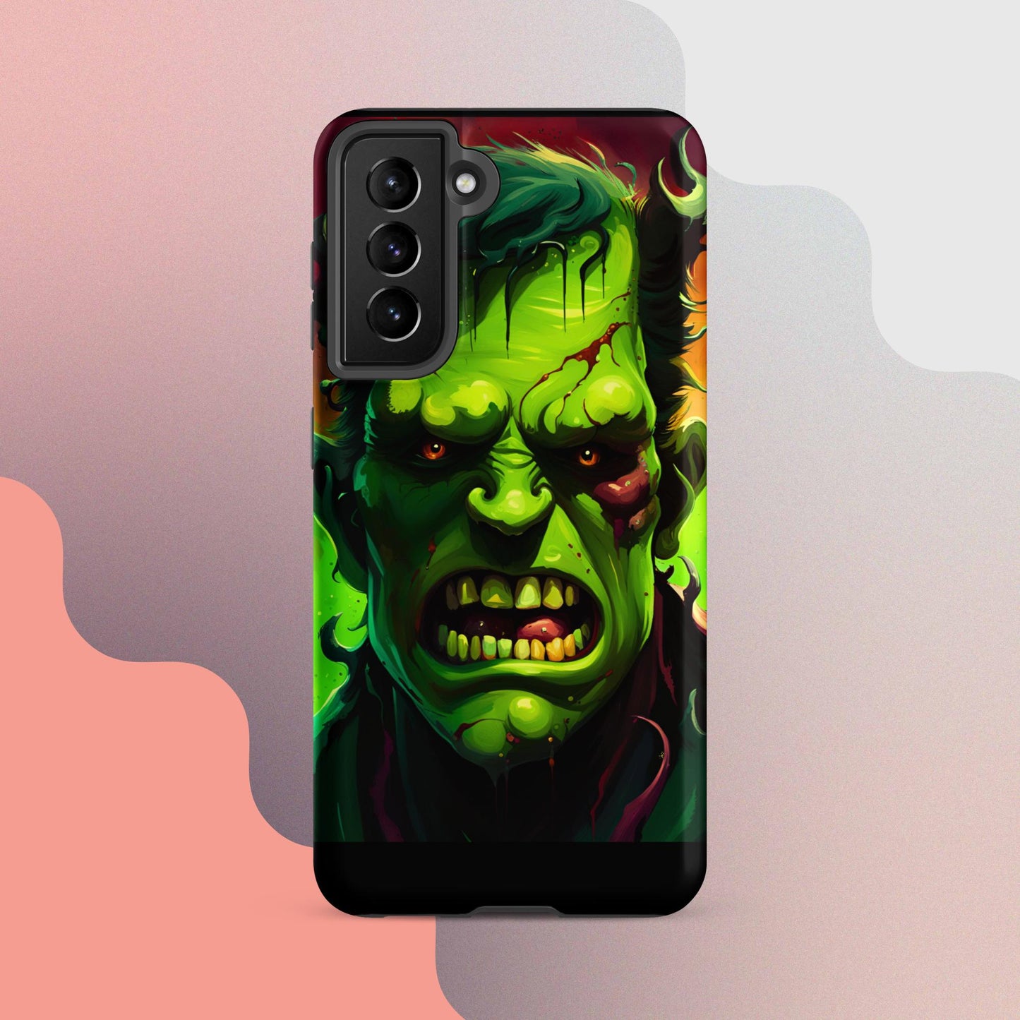 Tough case for Samsung®, Samsung halloween phone case, halloween phone case samsung, Frankenstein  phone case, phone case scary, monster phone case