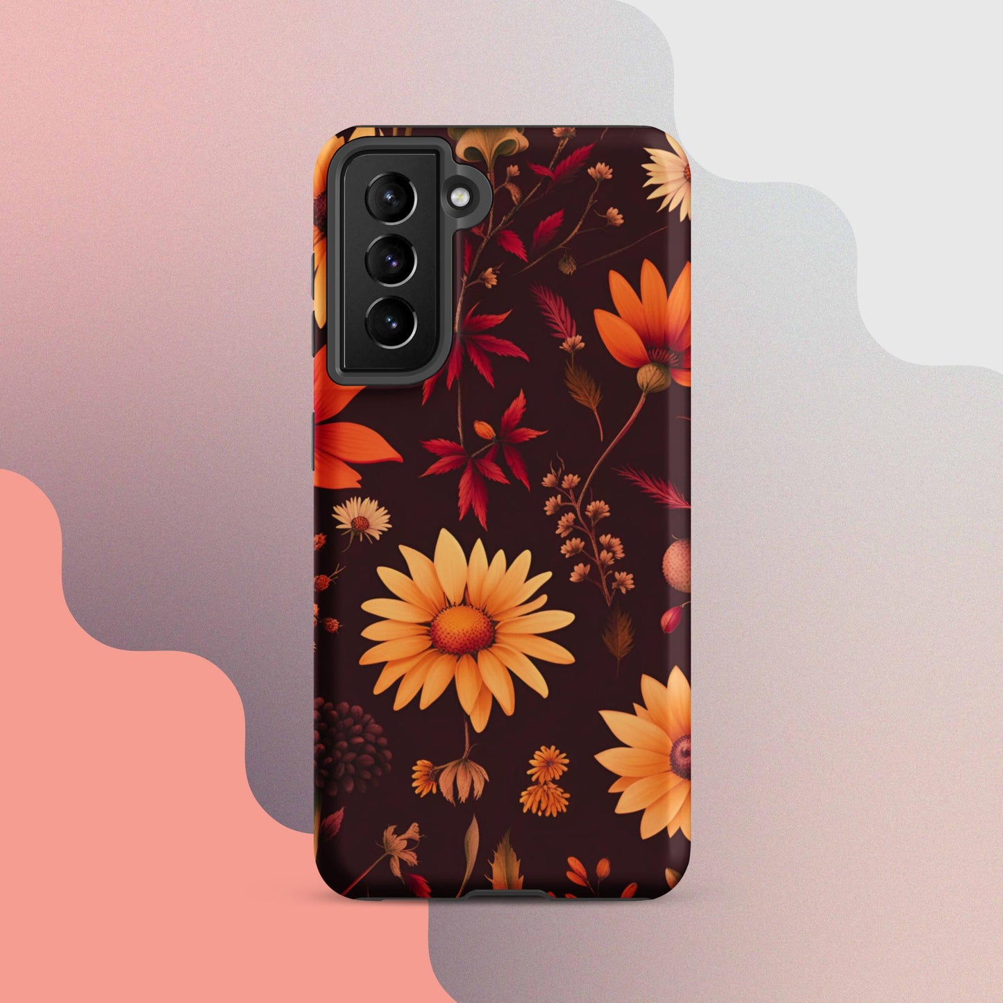 Wildflowers case for her, Tough case for Samsung®, Girls phone case, Fall flower case