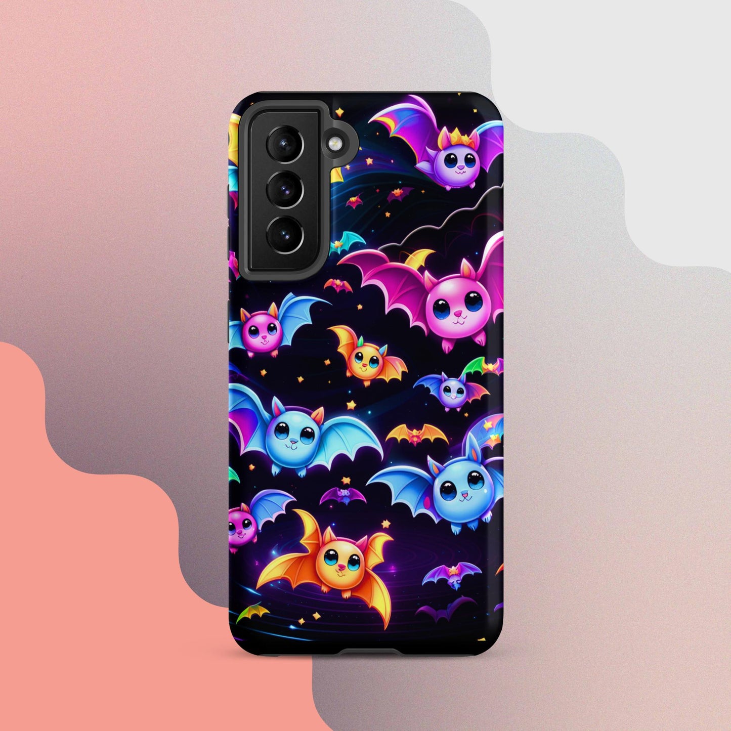 Tough case for Samsung®, Cute bat phone case, cute halloween phone case, samsung phone case, Samsung 23 phone case, halloween phone case