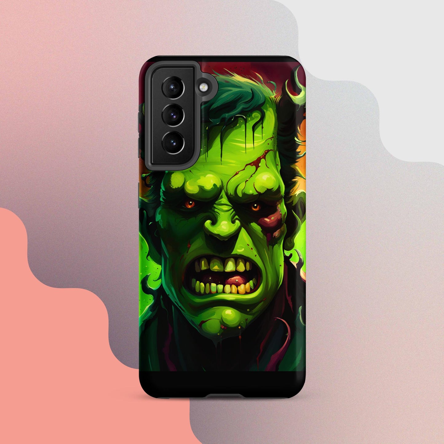 Tough case for Samsung®, Samsung halloween phone case, halloween phone case samsung, Frankenstein  phone case, phone case scary, monster phone case