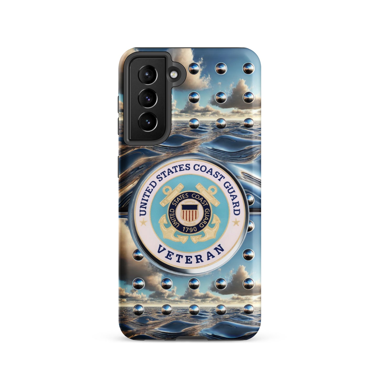 United States Coast Guard Veteran Samsung phone case, anutcase, iphone15, Tough case for Samsung®