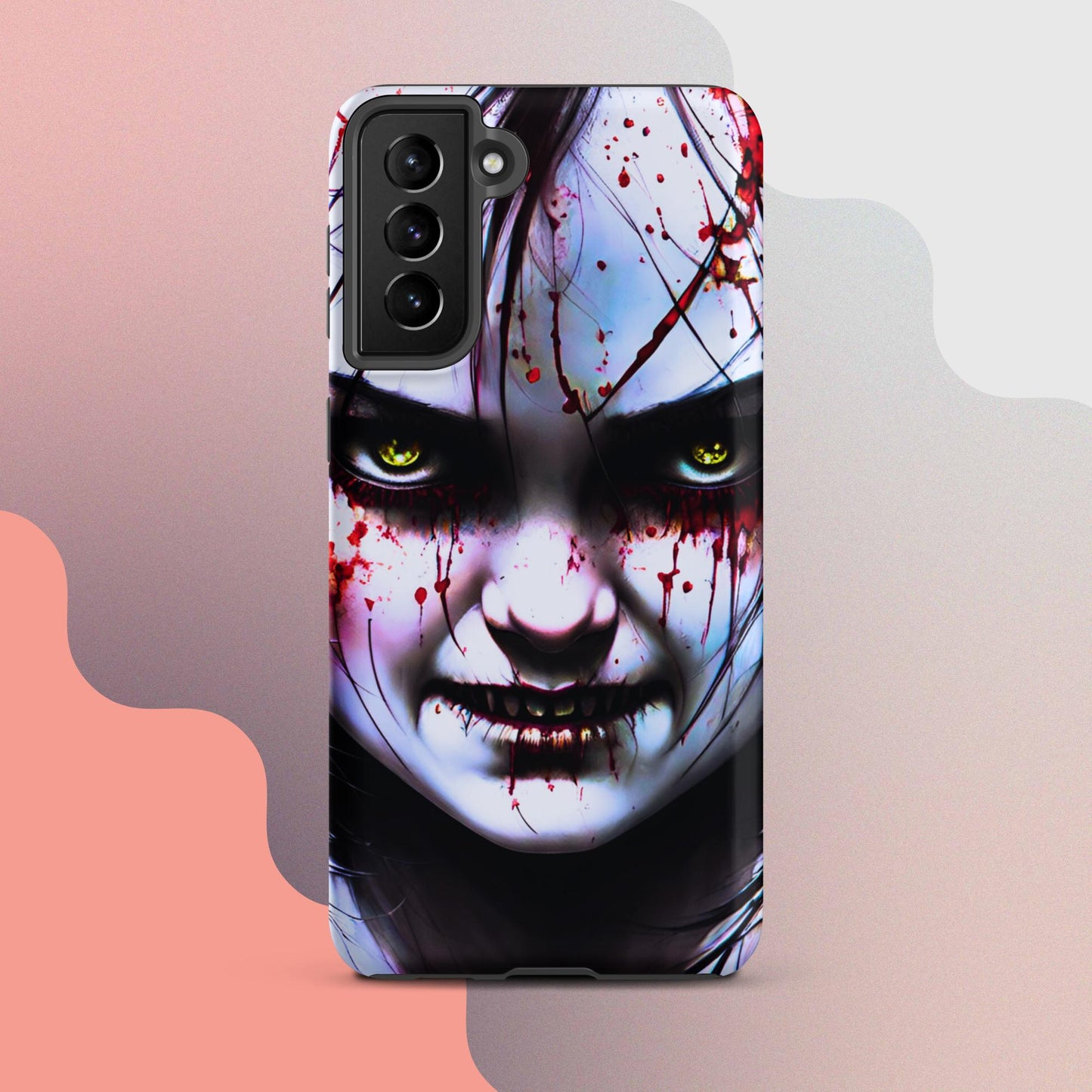 Scary girl cell phone cover, Halloween cell phone case, Halloween case,  samsung case for halloween, halloween decorTough case for Samsung®