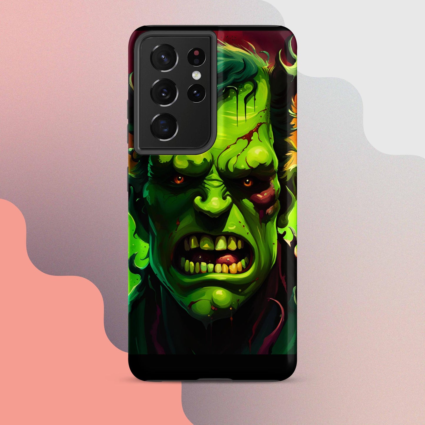 Tough case for Samsung®, Samsung halloween phone case, halloween phone case samsung, Frankenstein  phone case, phone case scary, monster phone case