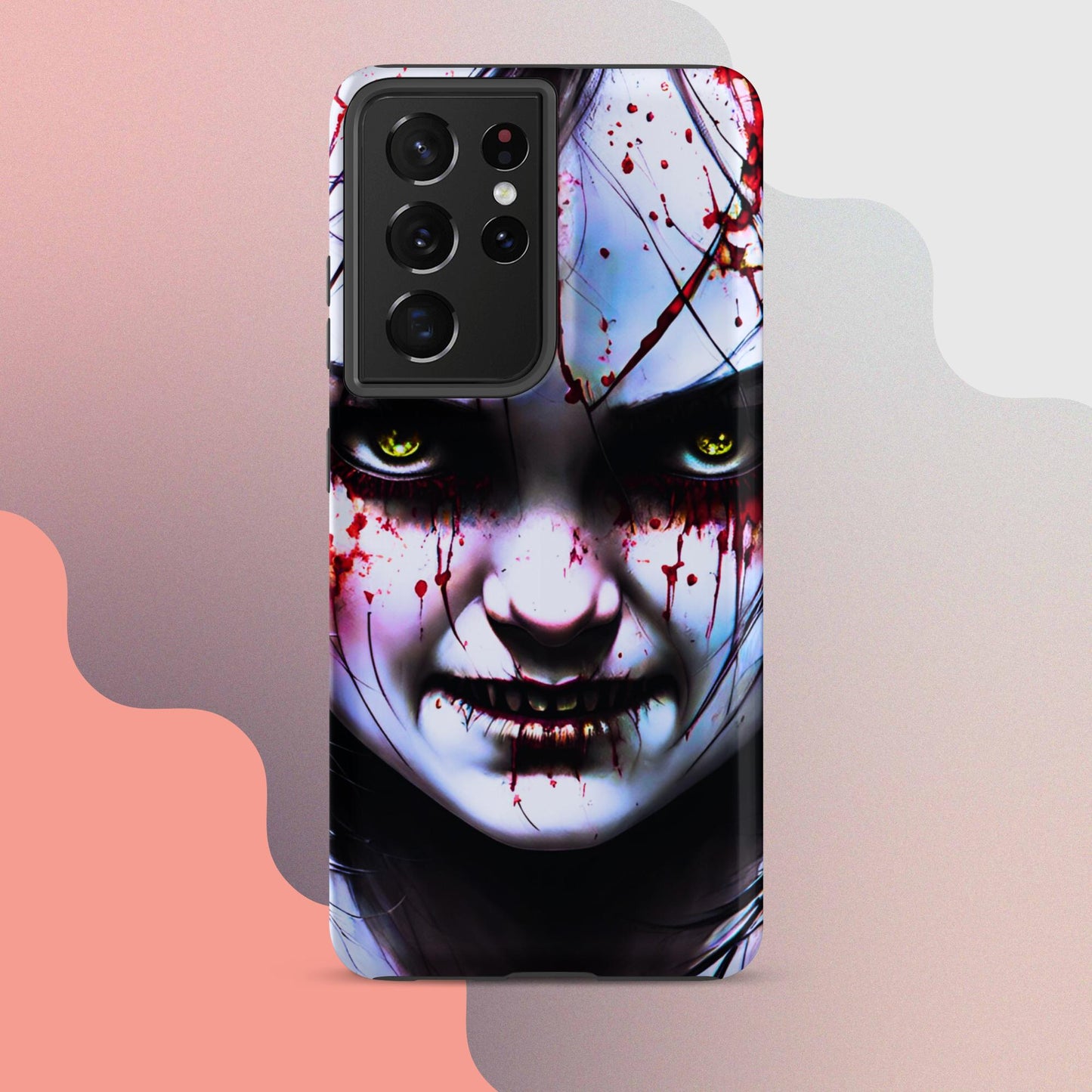 Scary girl cell phone cover, Halloween cell phone case, Halloween case,  samsung case for halloween, halloween decorTough case for Samsung®