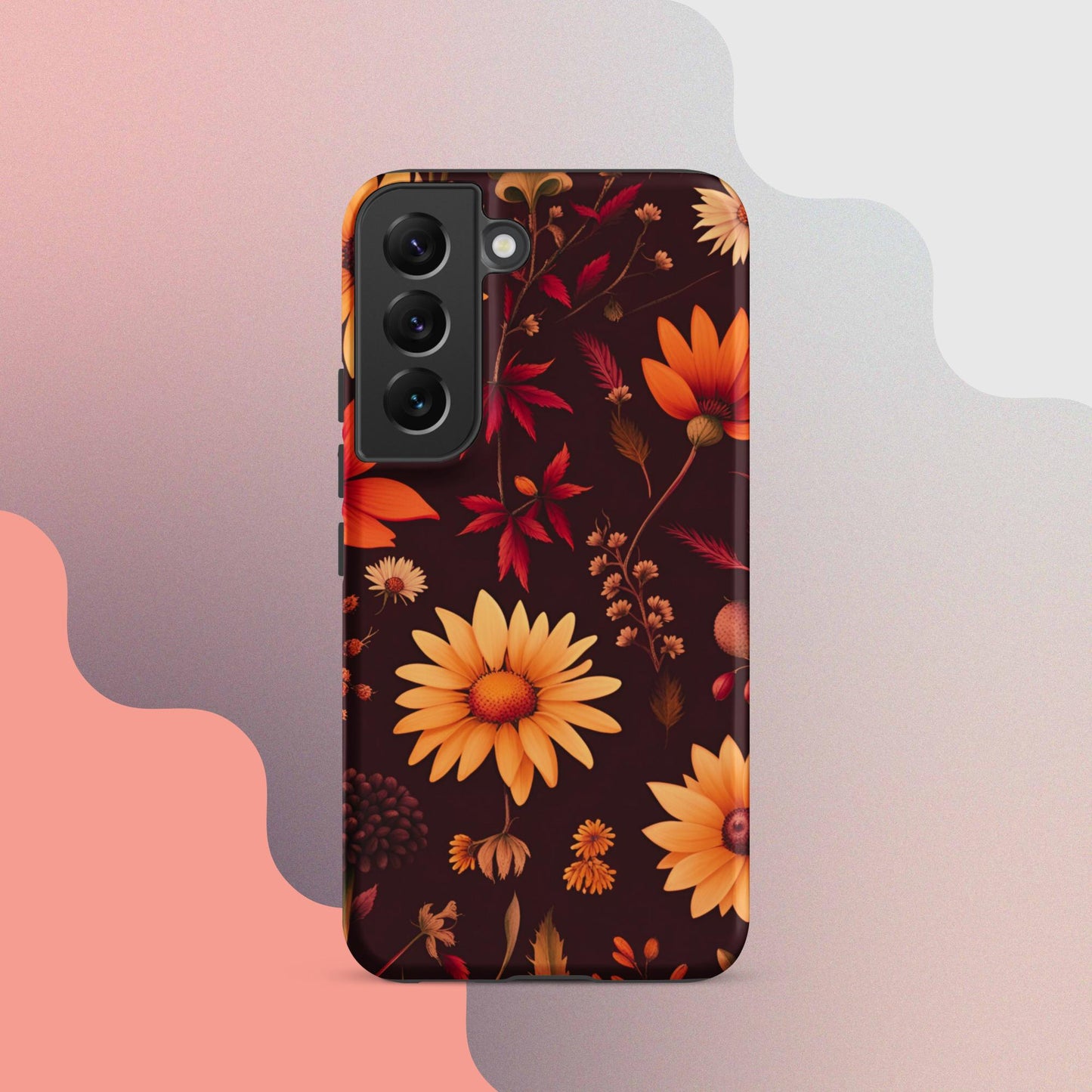 Wildflowers case for her, Tough case for Samsung®, Girls phone case, Fall flower case