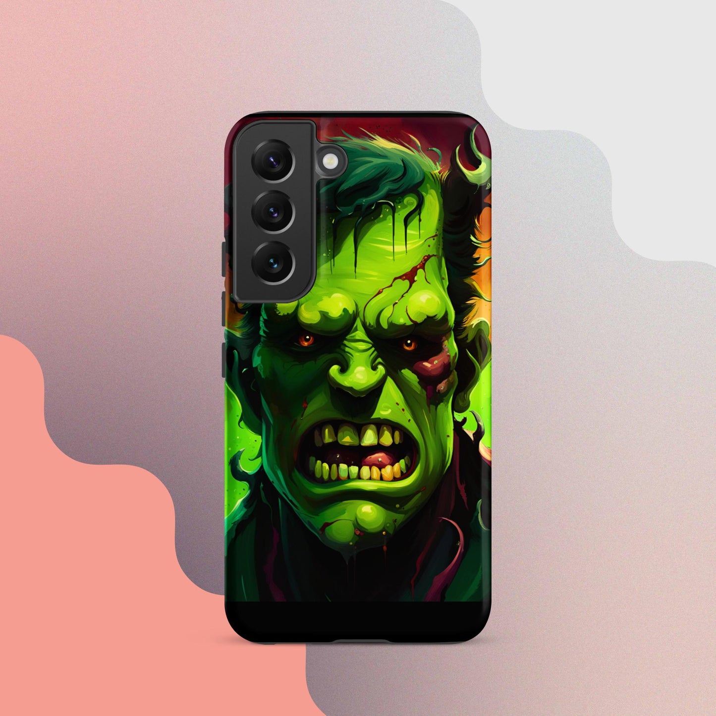 Tough case for Samsung®, Samsung halloween phone case, halloween phone case samsung, Frankenstein  phone case, phone case scary, monster phone case