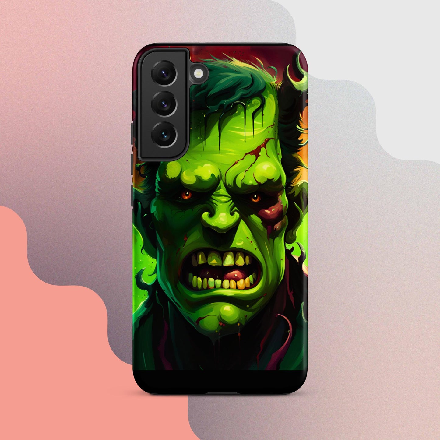 Tough case for Samsung®, Samsung halloween phone case, halloween phone case samsung, Frankenstein  phone case, phone case scary, monster phone case