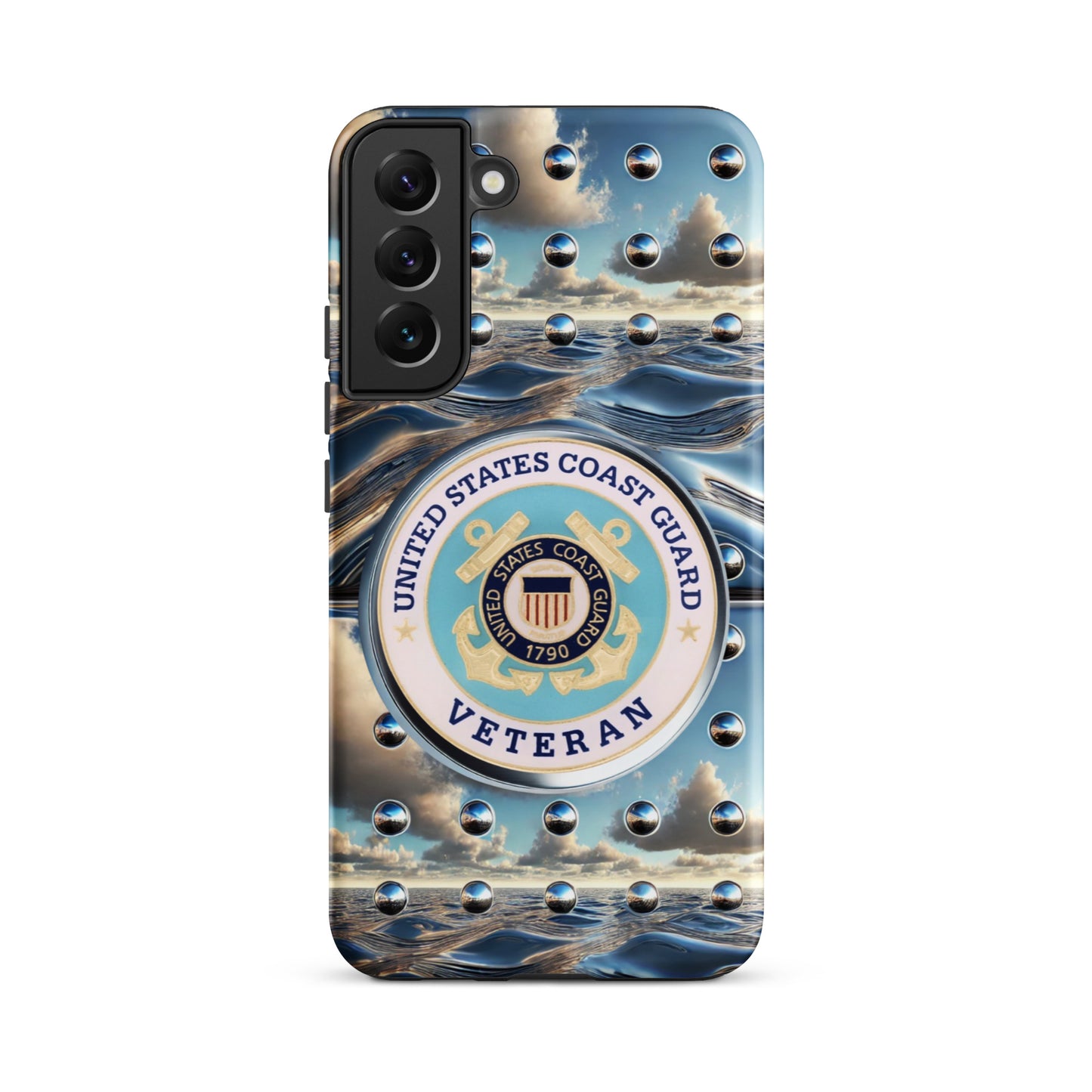 United States Coast Guard Veteran Samsung phone case, anutcase, iphone15, Tough case for Samsung®