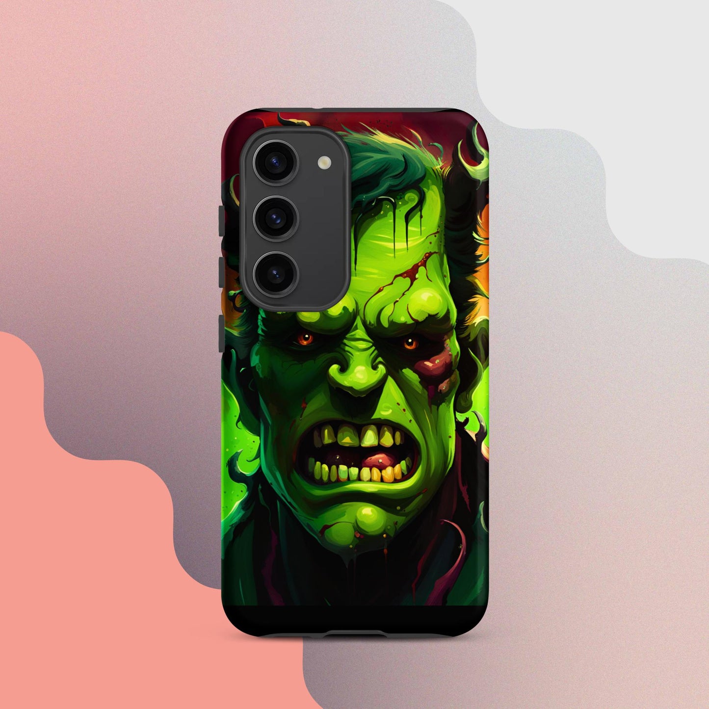 Tough case for Samsung®, Samsung halloween phone case, halloween phone case samsung, Frankenstein  phone case, phone case scary, monster phone case