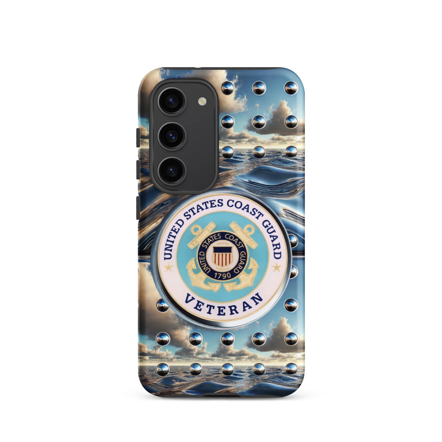 United States Coast Guard Veteran Samsung phone case, anutcase, iphone15, Tough case for Samsung®