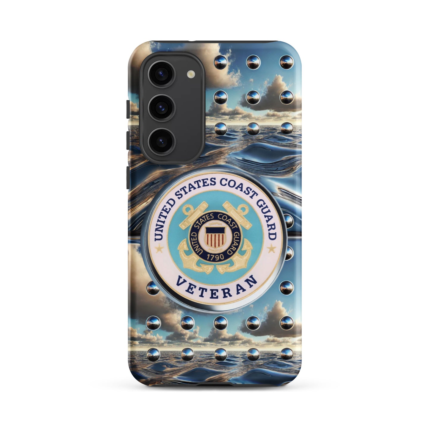 United States Coast Guard Veteran Samsung phone case, anutcase, iphone15, Tough case for Samsung®