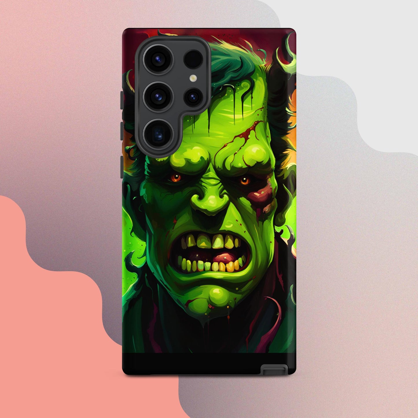 Tough case for Samsung®, Samsung halloween phone case, halloween phone case samsung, Frankenstein  phone case, phone case scary, monster phone case