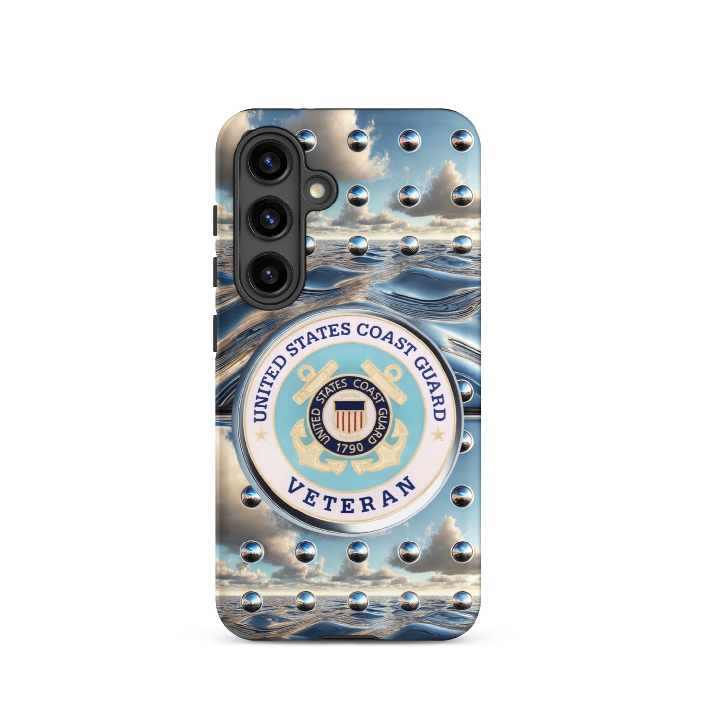 United States Coast Guard Veteran Samsung phone case, anutcase, iphone15, Tough case for Samsung®