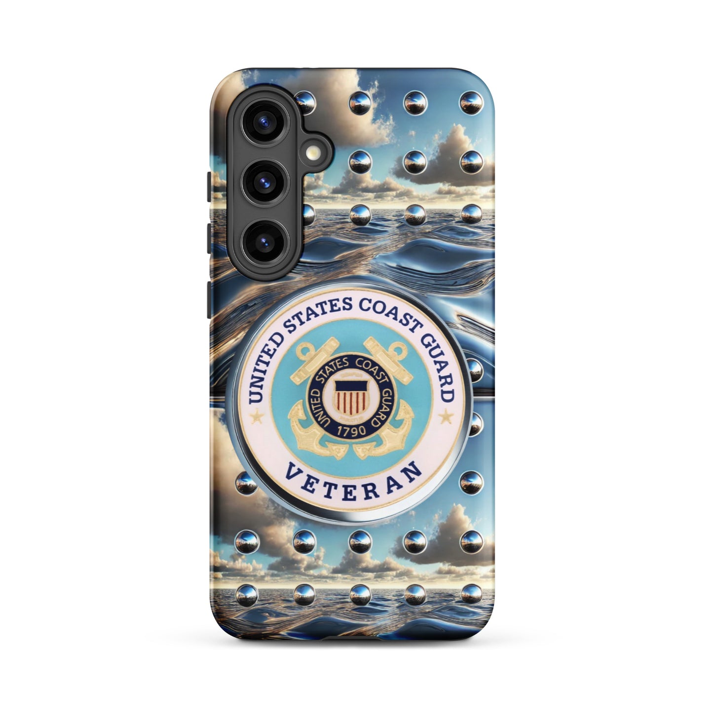 United States Coast Guard Veteran Samsung phone case, anutcase, iphone15, Tough case for Samsung®