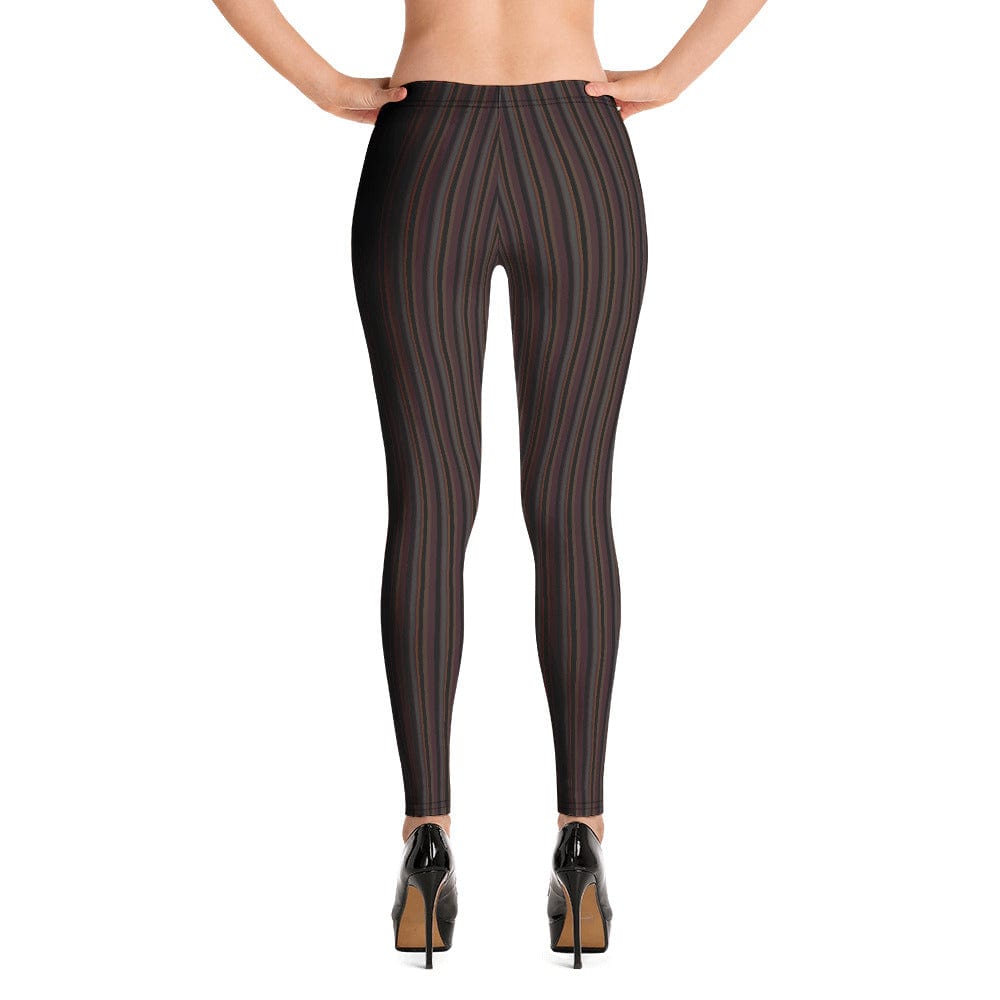 Womens Brown striped Leggings Trend 2022