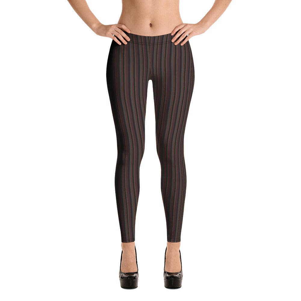 Womens Brown striped Leggings Trend 2022