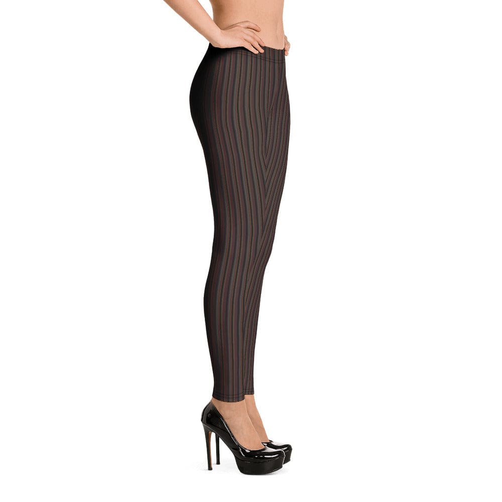 Womens Brown striped Leggings Trend 2022