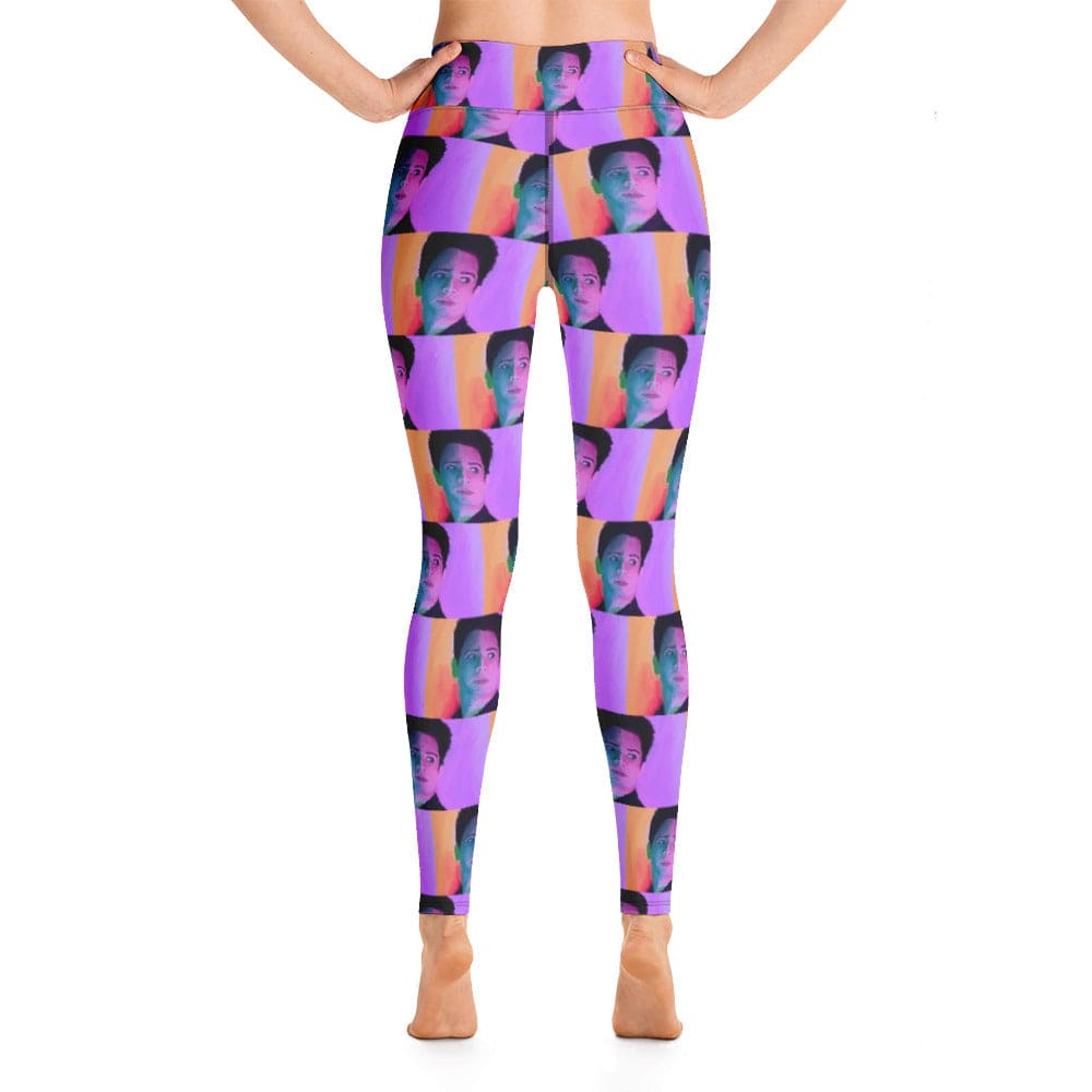 Yoga Leggings Artist Ash Pink Singer. Activewear pants, Exercise Clothing for Women