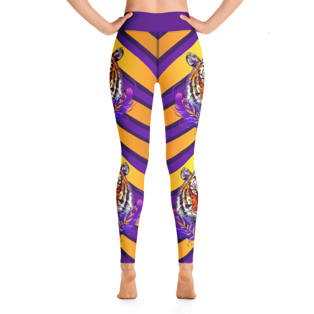 Tiger Yoga Leggings   Louisiana