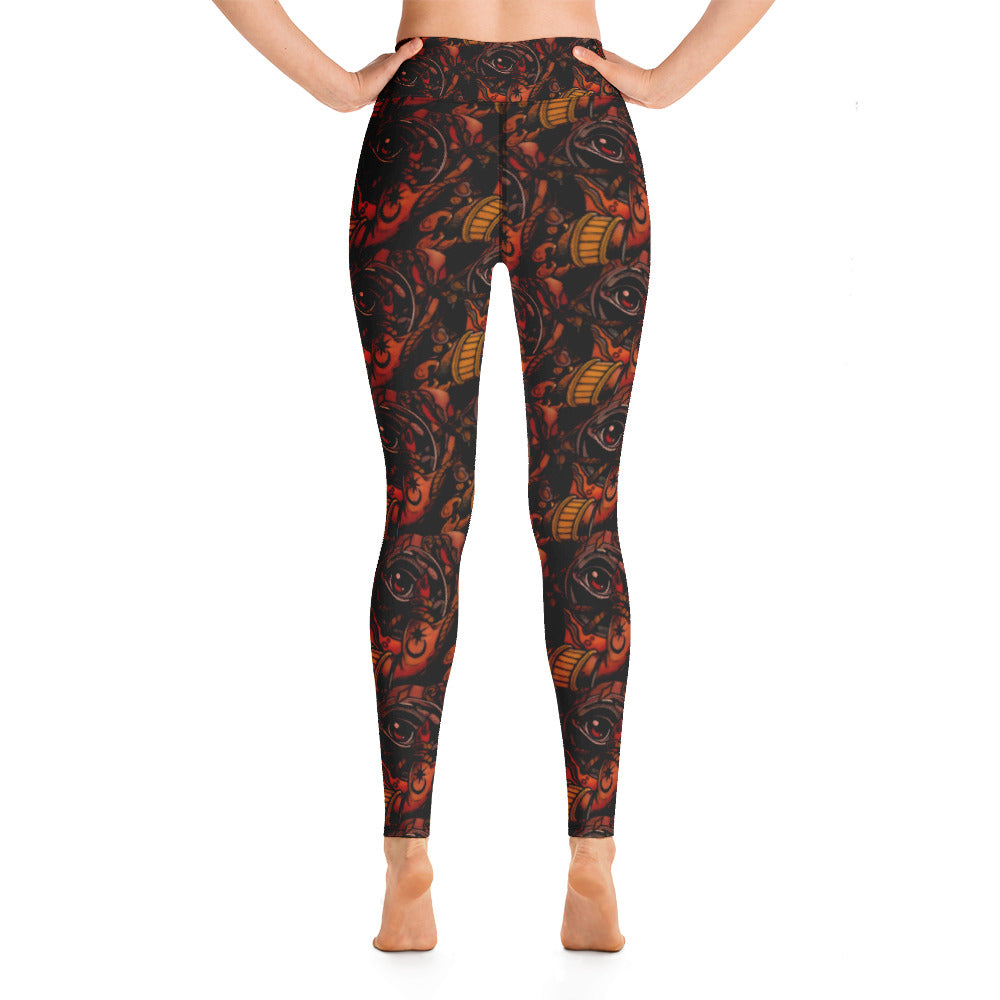 Wicked Witch hand and eye leggings Yoga Leggings