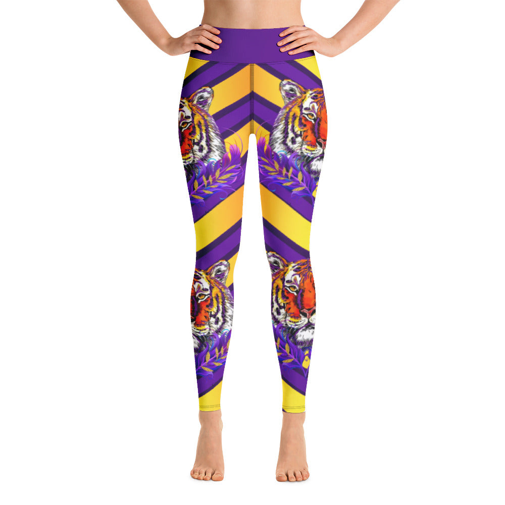 Tiger Yoga Leggings   Louisiana