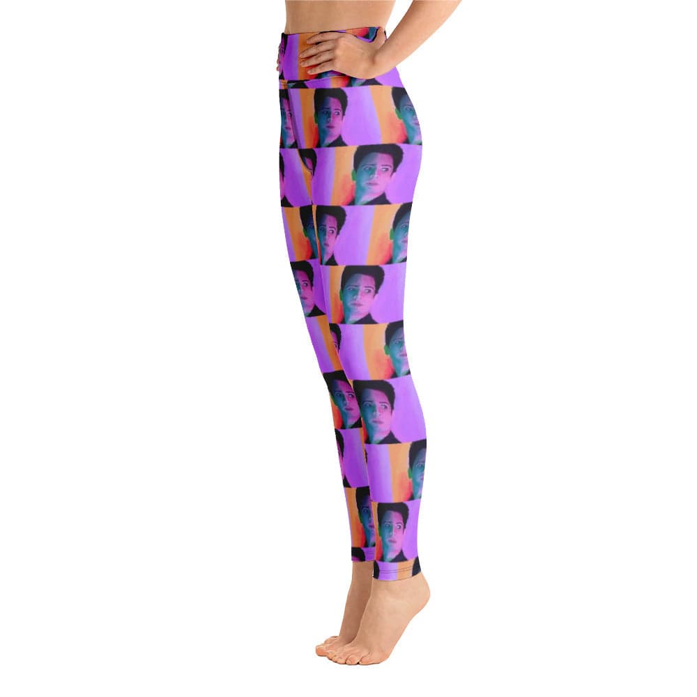 Yoga Leggings Artist Ash Pink Singer. Activewear pants, Exercise Clothing for Women