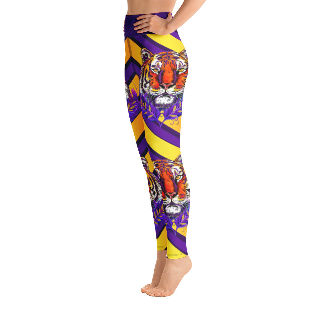 Tiger Yoga Leggings   Louisiana