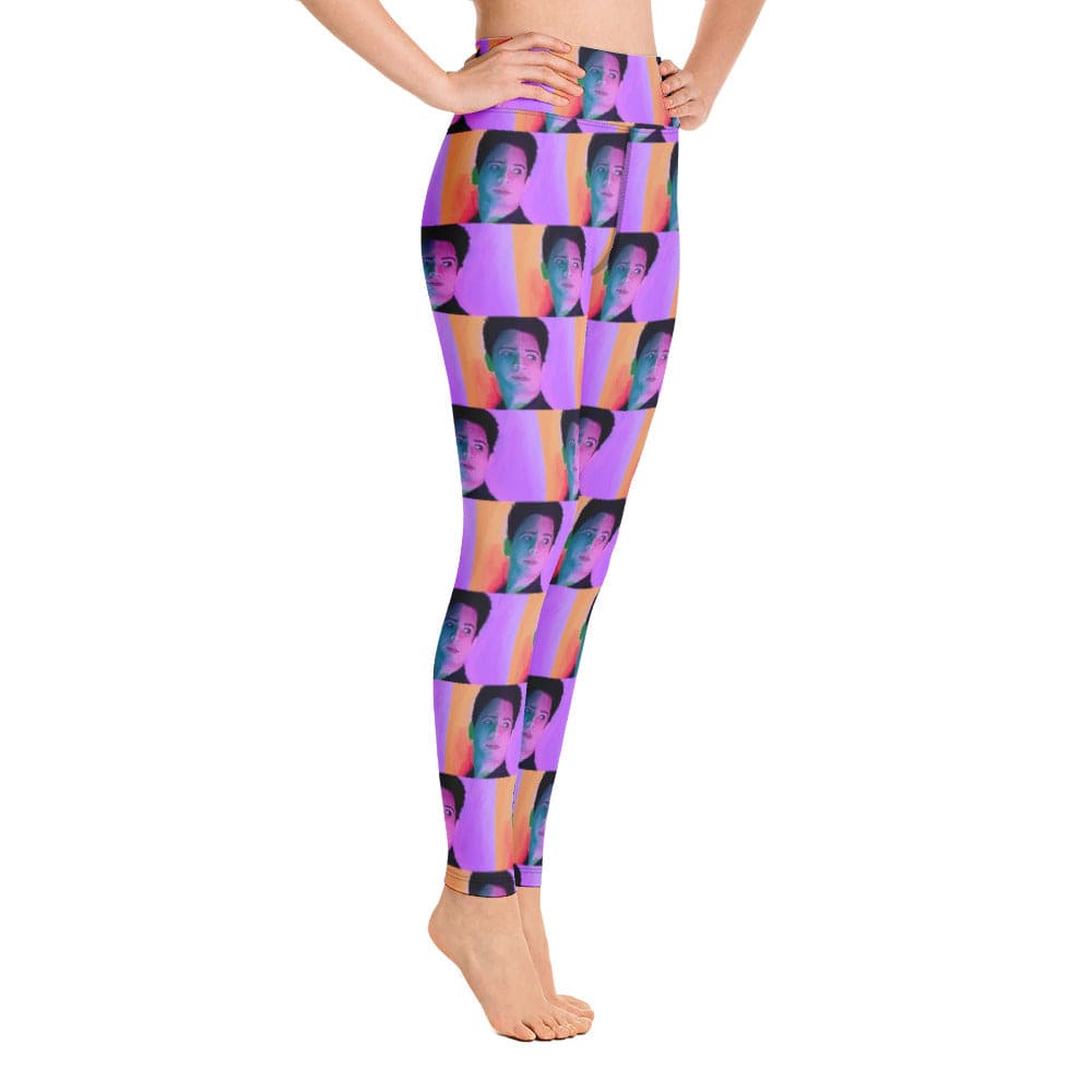 Yoga Leggings Artist Ash Pink Singer. Activewear pants, Exercise Clothing for Women